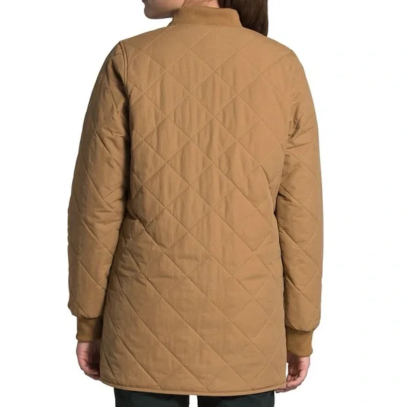 The North Face Cuchillo Parka Tan Aviator Jacket Size Small - Picture 7 of 10